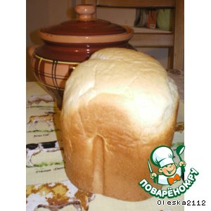 Рецепт: Хлеб пшеничный на кефире