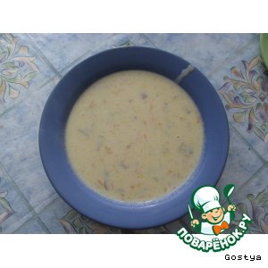 Рецепт Суп "Молочно-грибная вкусняшка"