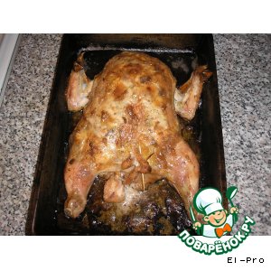 Рецепт: Фаршированная курица