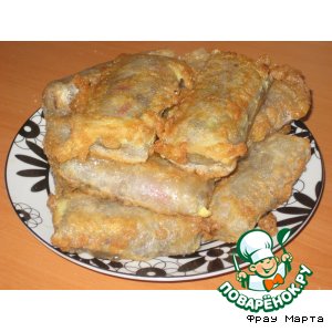 Рецепт Блинчики "Spring Rolls" с овощами