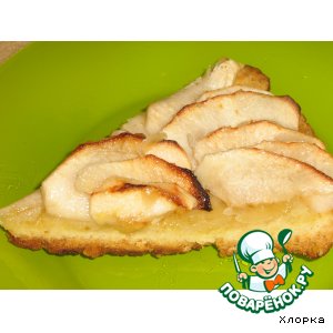 Рецепт: Яблочно-карамельный пирог