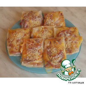 Рецепт Конвертики из рисовой бумаги