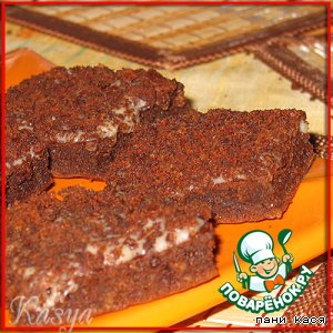 Рецепт Печенье орехово-шоколадное "Черная метка"