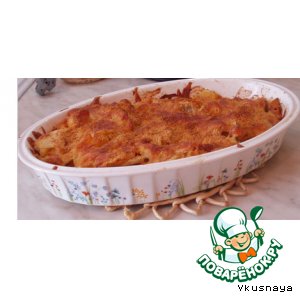 Рецепт Запеканка из квашеной капусты с курицей