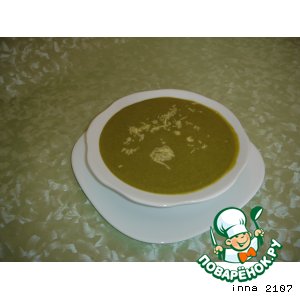 Рецепт Суп-крем из шпината с зеленой фасолью