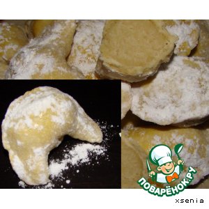 Рецепт: Алжирское печенье Рожки газели