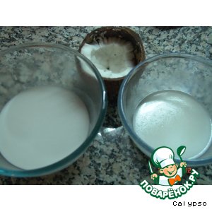 Рецепт: Кокосовое молоко в домашних условиях