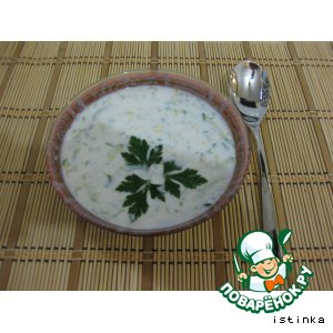 Рецепт Болгарский холодный суп "Таратор"