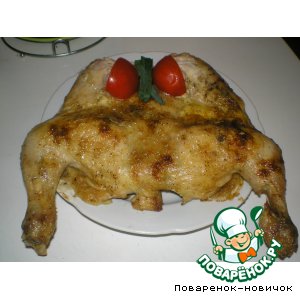 Рецепт Курица с чесноком в майонезно-горчичном соусе
