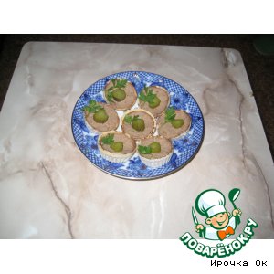 Рецепт Тарталетки с печеночным паштетом