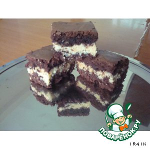 Рецепт Brownies шоколадный с кокосом