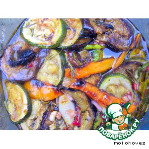 Рецепт Антипасто: овощи-гриль в маринаде