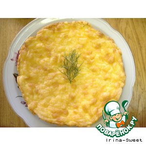 Рецепт: Картофельное суфле с сыром Чеддер