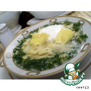 Рецепт Кисломолочный суп
