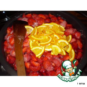 Рецепт Варенье из клубники  с апельсинами