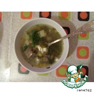 Рецепт: Суп из крапивы и щавеля