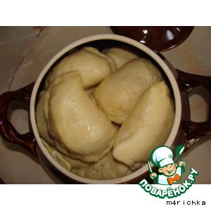 Рецепт Полтавские вареники с вишней на пару