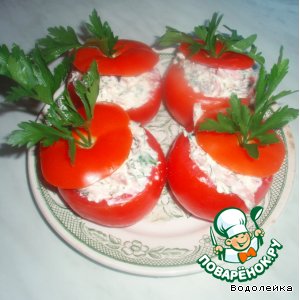 Рецепт Закуска в помидорах