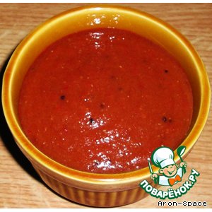 Рецепт: Томатный соус По-индийски из свежих томатов