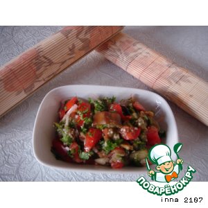 Рецепт: Салат из баклажанов "Восточный"