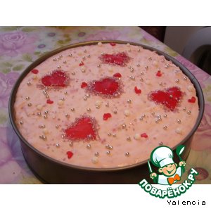 Рецепт Йогуртовый торт с малиной
