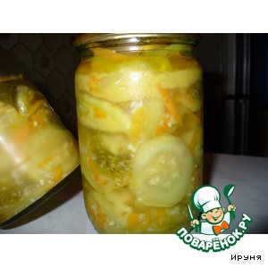 Рецепт: Салат из кабачков на зиму 2