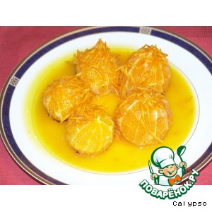 Рецепт Апельсины фламбе (Orange Flambe)