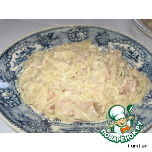 Рецепт Спагетти с тунцом (Esparguette com atum)