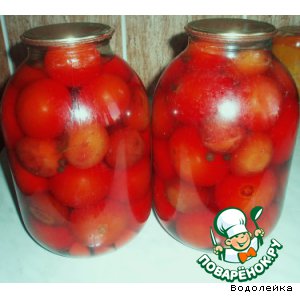 Рецепт Маринованные помидоры со сливами