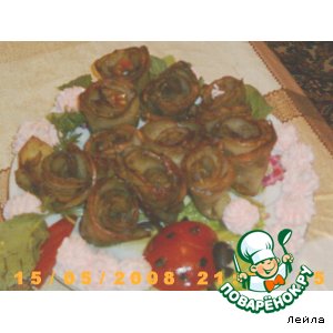 Рецепт Украшение "Розы из картошки"