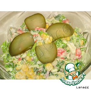 Рецепт Крабовый салатик