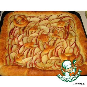 Рецепт Яблочный постный пирог