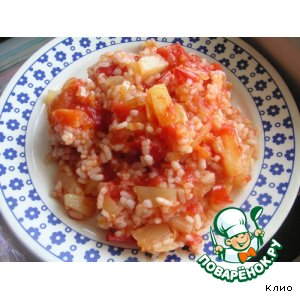 Рецепт Ананасово-помидорный рис