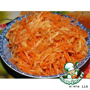 Рецепт Салат из моркови и дайкона