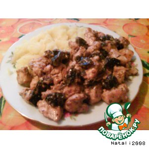 Рецепт Куриное филе с черносливом