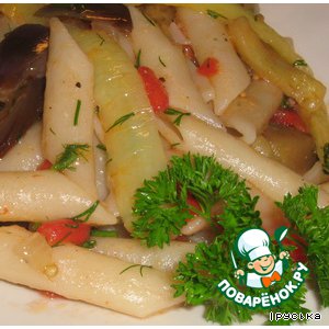 Рецепт: Макароны с овощами по-итальянски