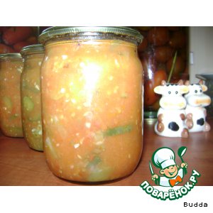 Рецепт Огурцы в томатном соусе