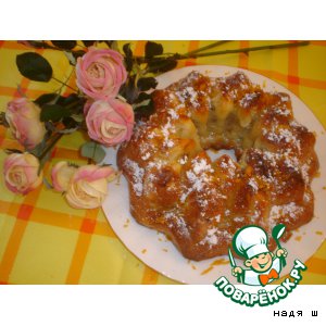 Рецепт Яблочно-ромовая баба