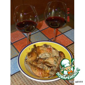 Рецепт Цыпленок гриль - Frango no Churrasco