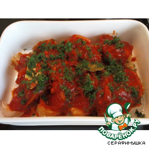 Рецепт Рыбка в нежном кляре под сладко-томатным соусом