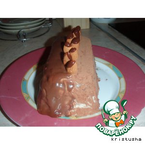 Рецепт: Торт "Шоколадное полено"