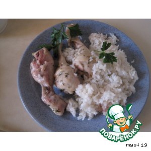 Рецепт Курица с рисом « Питерская »