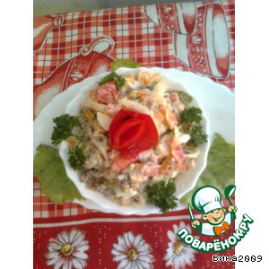 Рецепт Печеночный салатик