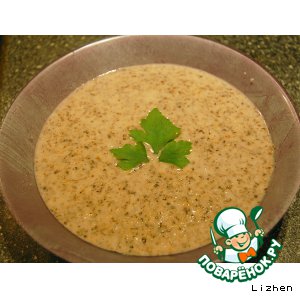 Рецепт Грибной крем-суп "Deja vu"