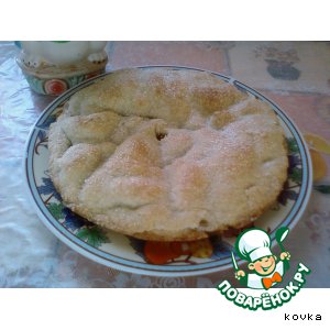 Рецепт Постный пирог с яблоками