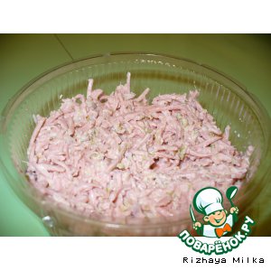 Рецепт "Fleischsalat" или салат из колбаски)))