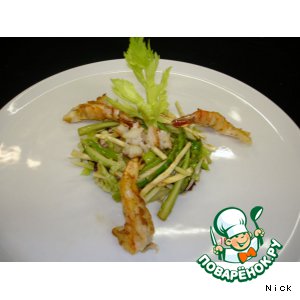 Рецепт: Салат в японском стиле