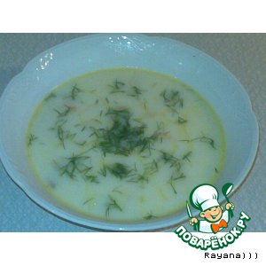 Рецепт Нежный "сырно-грибной" суп