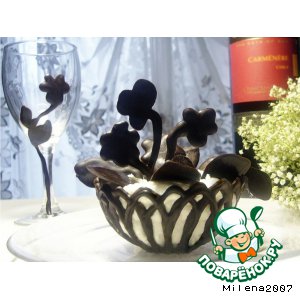 Рецепт: Шоколадные десертные тарталетки «Viola»