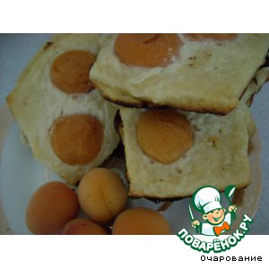 Рецепт Слойки с абрикосами